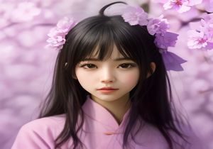 免费韩剧《春日恋人》封面，男女主角在樱花树下相视而笑，画面清新浪漫