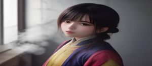 韩国纪录片分区封面，摄影师在自然风光中拍摄，画面写实质感强